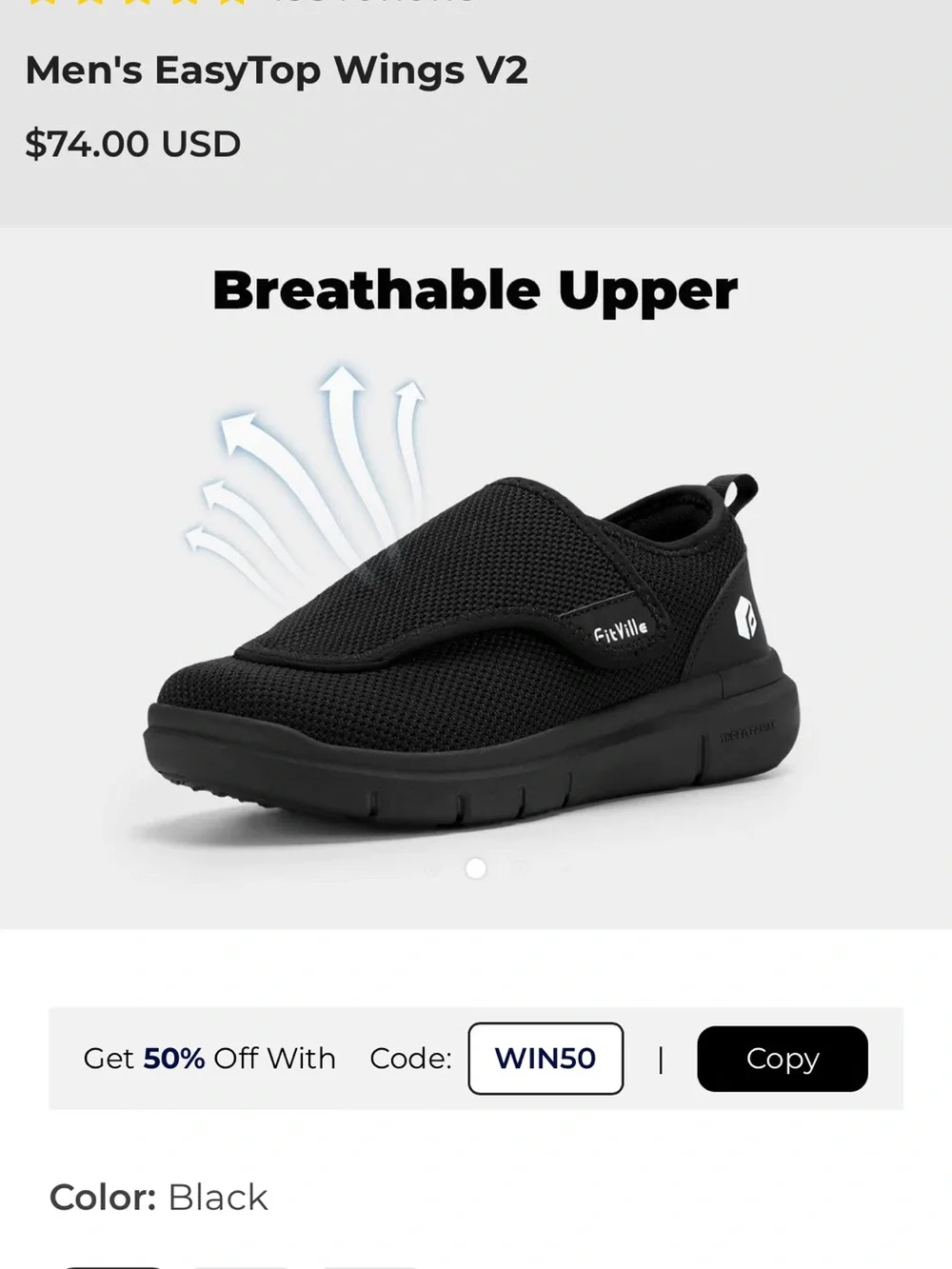 Men’s ' Breathable Slip-On Shoes - Black